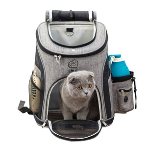 Pet Cat Carrier Backpack Breathable Cat Travel Outdoor Shoulder Bag Portable Packaging Carrying Pet Supplies For Small Dogs Cat