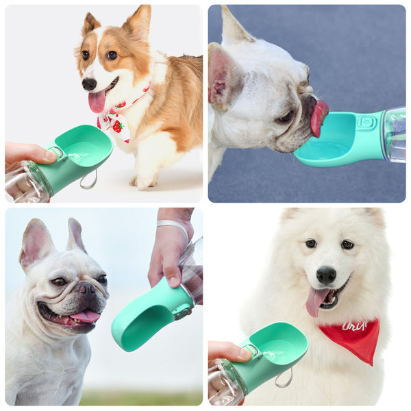 Eco-friendly Leakproof Puppy Pet Dispenser Bowl Water Bottle