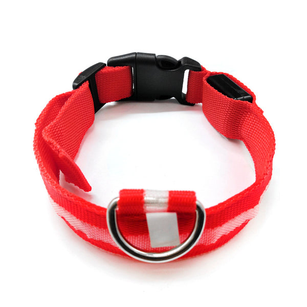 Rechargeable Flashing LED Pet Dog Collar