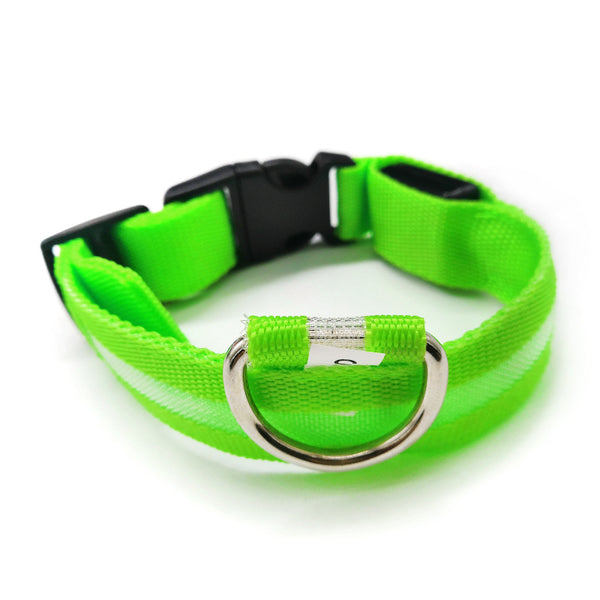 Rechargeable Flashing LED Pet Dog Collar