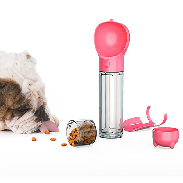 Outdoor Walking Portable Travel Dog All In One Water Bottle