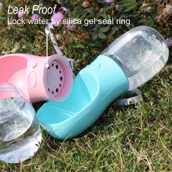 Eco-friendly Leakproof Puppy Pet Dispenser Bowl Water Bottle